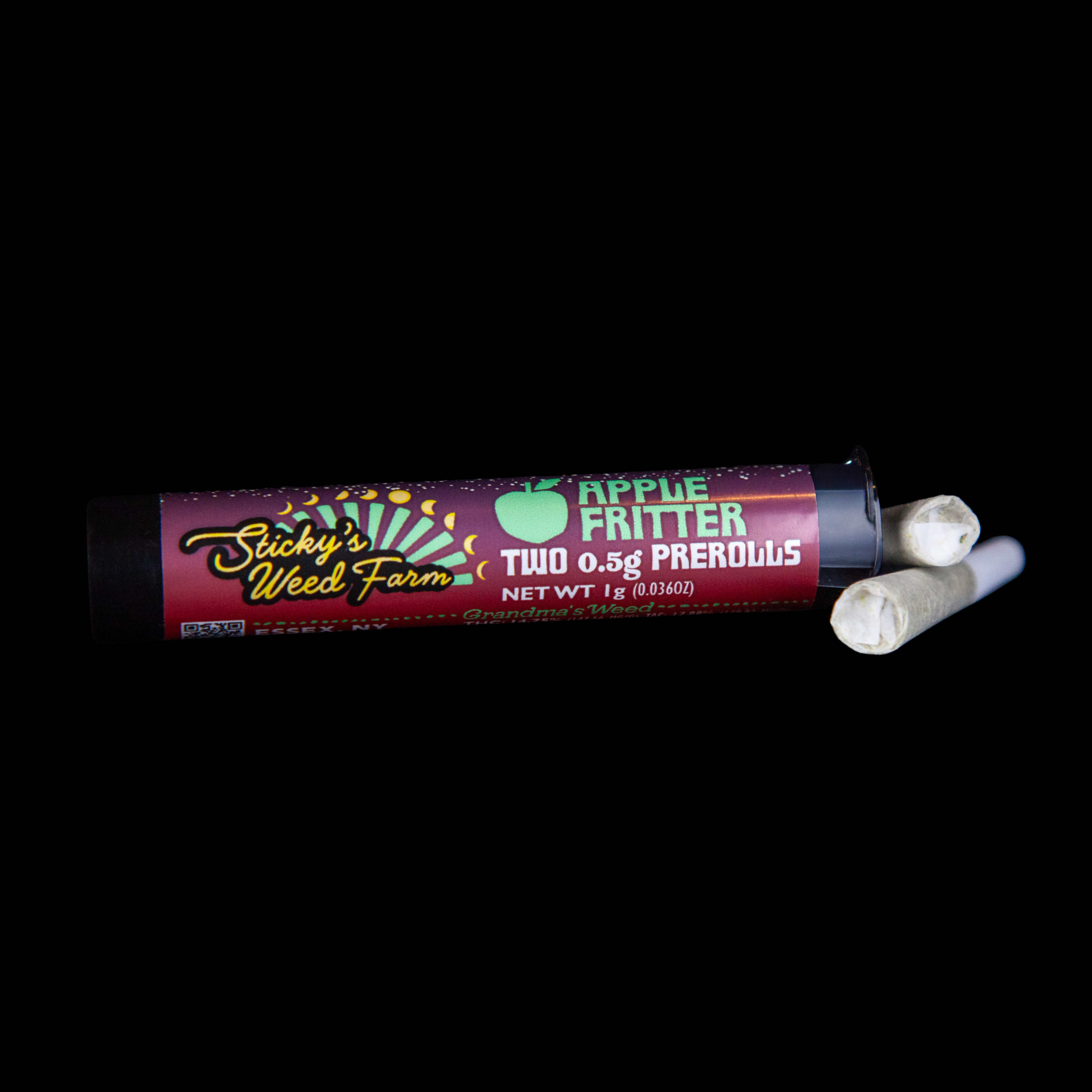 2pk Small-Batch Cannabis Apple Fritters  (H)