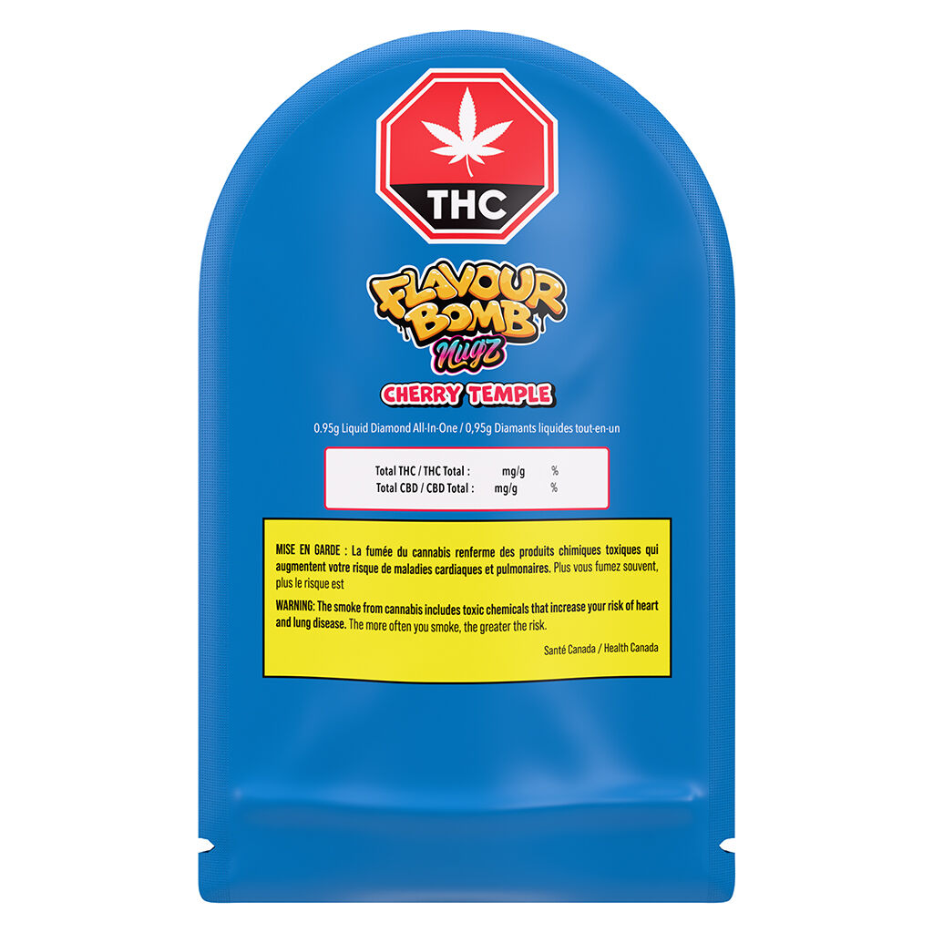 Nugz - Flavour Bomb Cherry Temple Liquid Diamond All-in-One - 0.95g