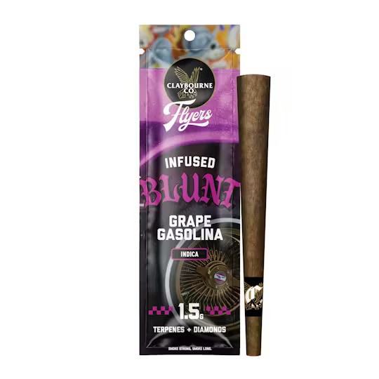 Claybourne Co. | Grape Gasolina | Flyers Infused Blunt | 1.5g