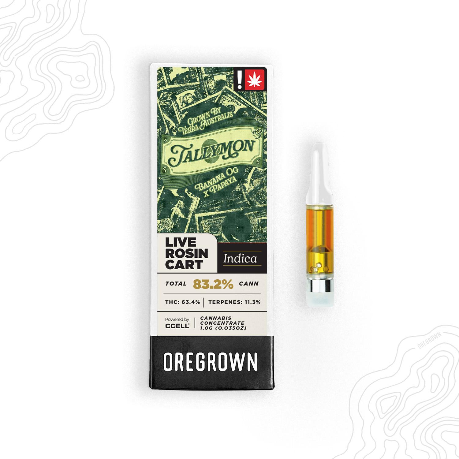 Tallymon #3 | Live Rosin Cart 510 | 1g