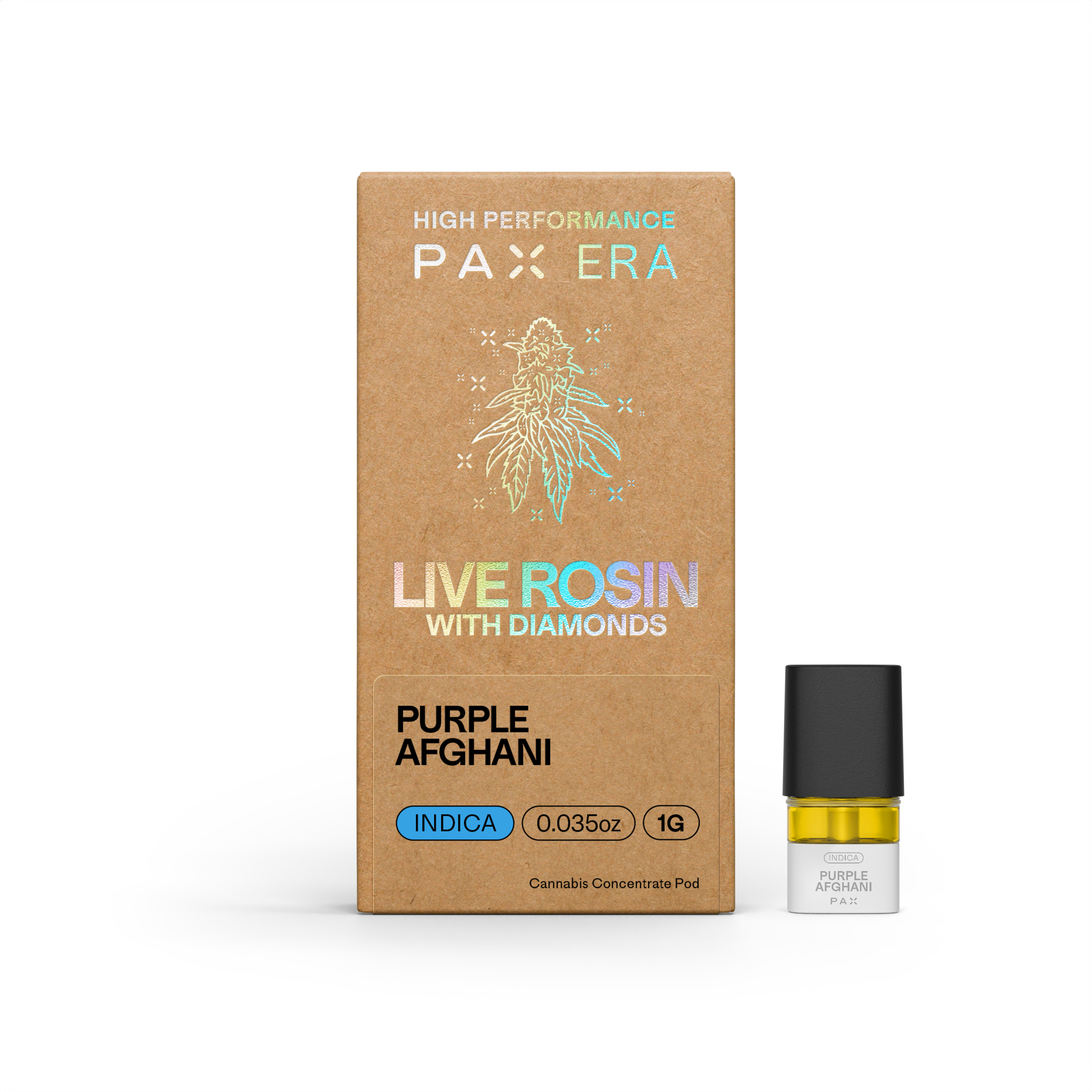 Purple Afghani | Live Rosin w/ Diamonds | Pod | 1g