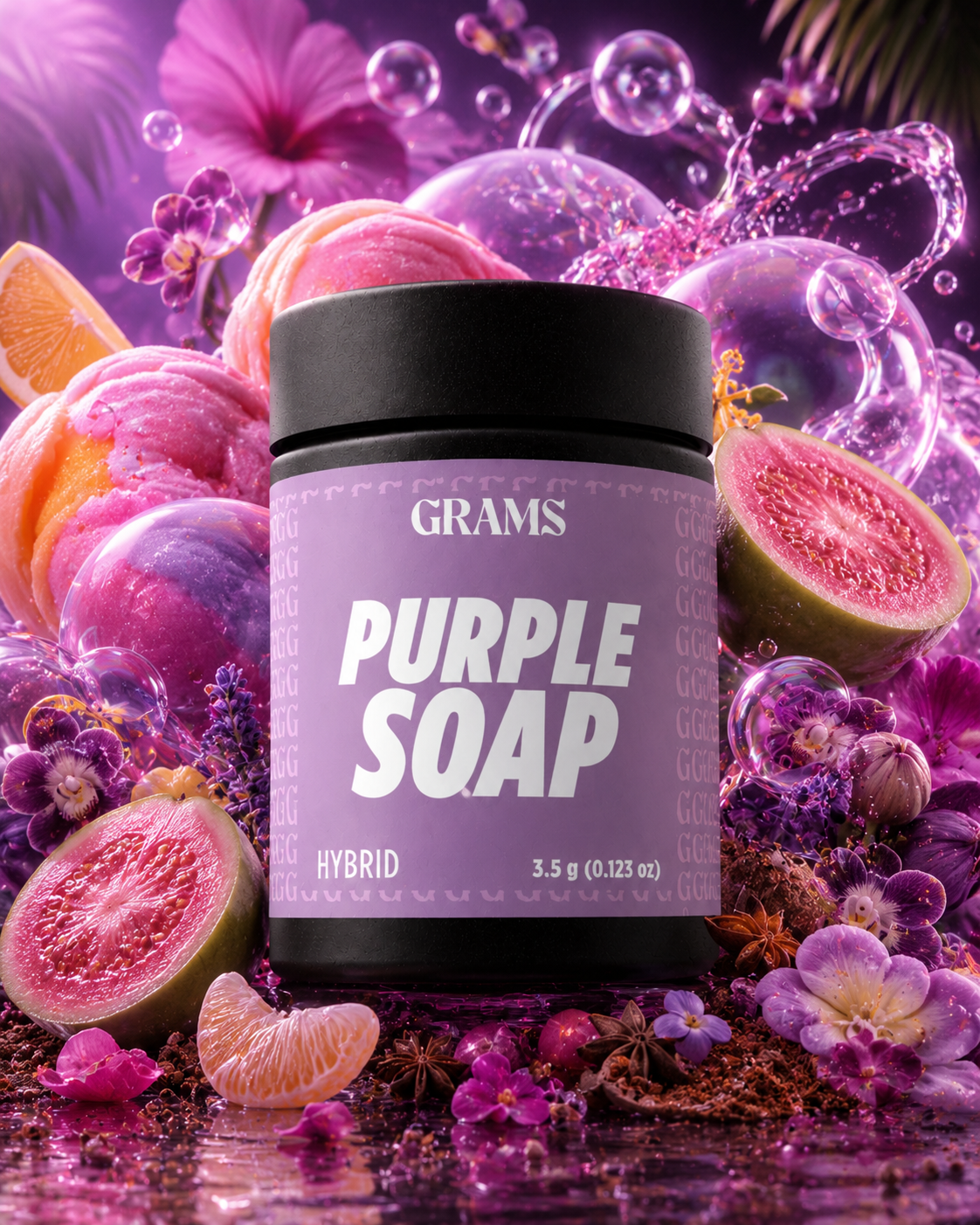 Grams | Purple Soap | Hybrid | Flower | 3.5g