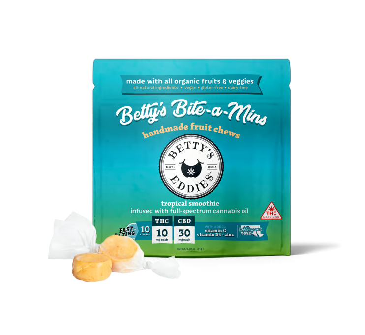 Ⓥ BETTY'S 100mg: Tropical Smoothie 10pk