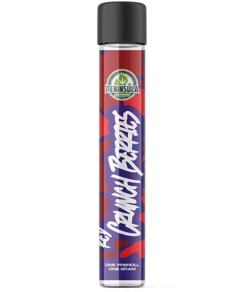 Peninsula Gardens Red Crunch Berries Pre Roll 1g