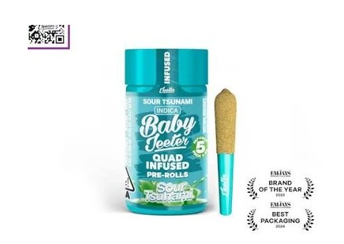 Sour Tsunami Baby Jeeter Infused Pre-Roll 5-pack | 2.5g