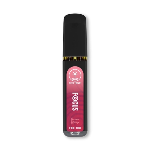 Treetown | Guava Breeze Focus 2:1 THC:CBG Disposable All-In-One Cartridge | 1g