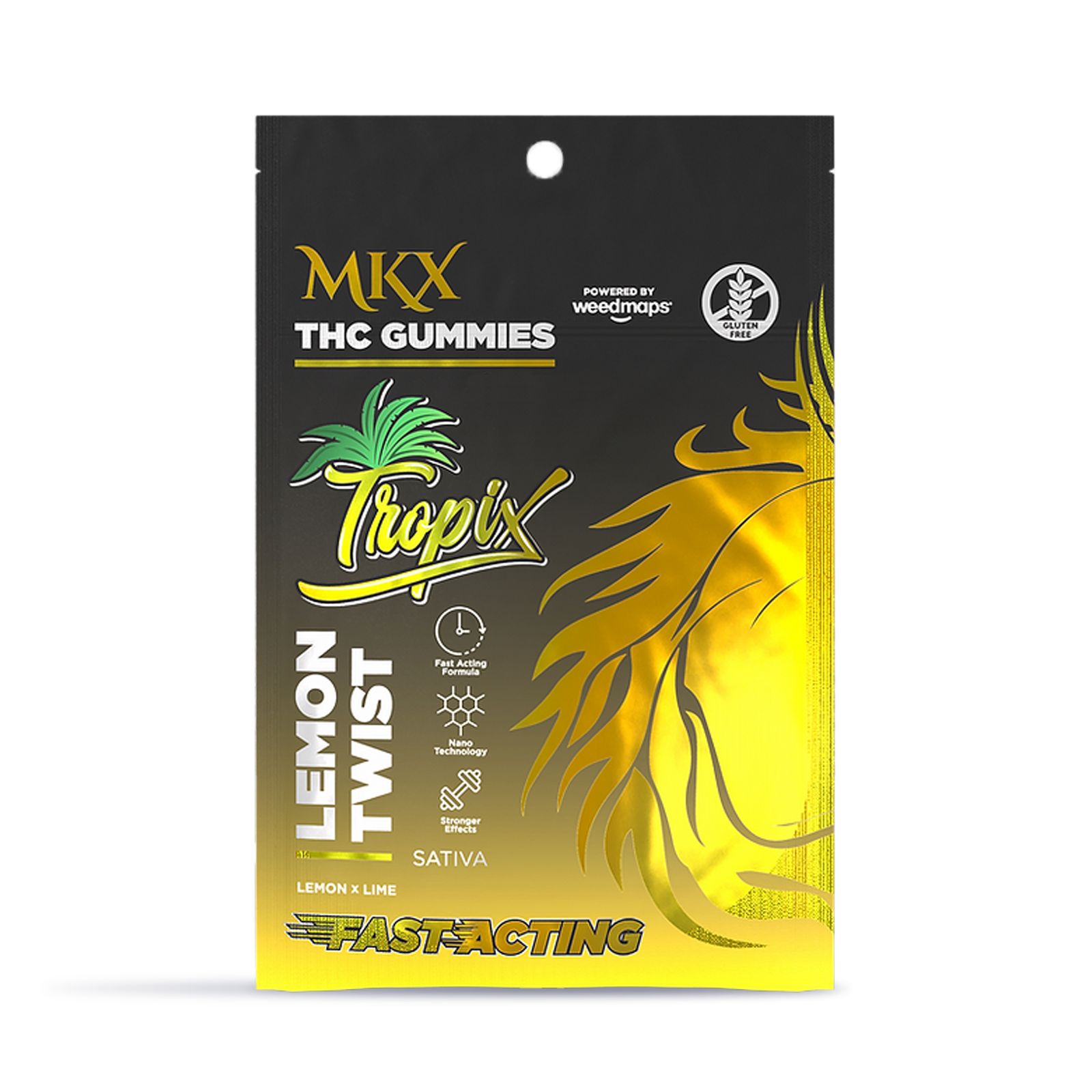 Tropix Lemon Twist Gummies | 200mg