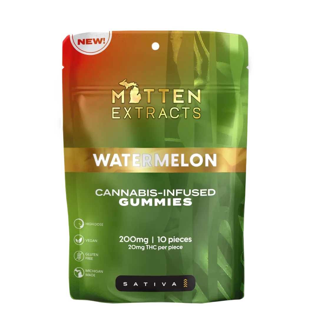 Mitten Extracts | 200mg Gummies | Watermelon