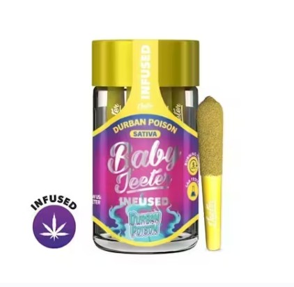 Jeeter Durban Poison Baby Jeeters Pre Roll Pack