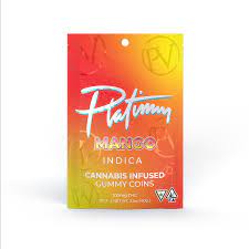 Platinum Vape | Edible | Mango Gummies | 200mg | 10pk