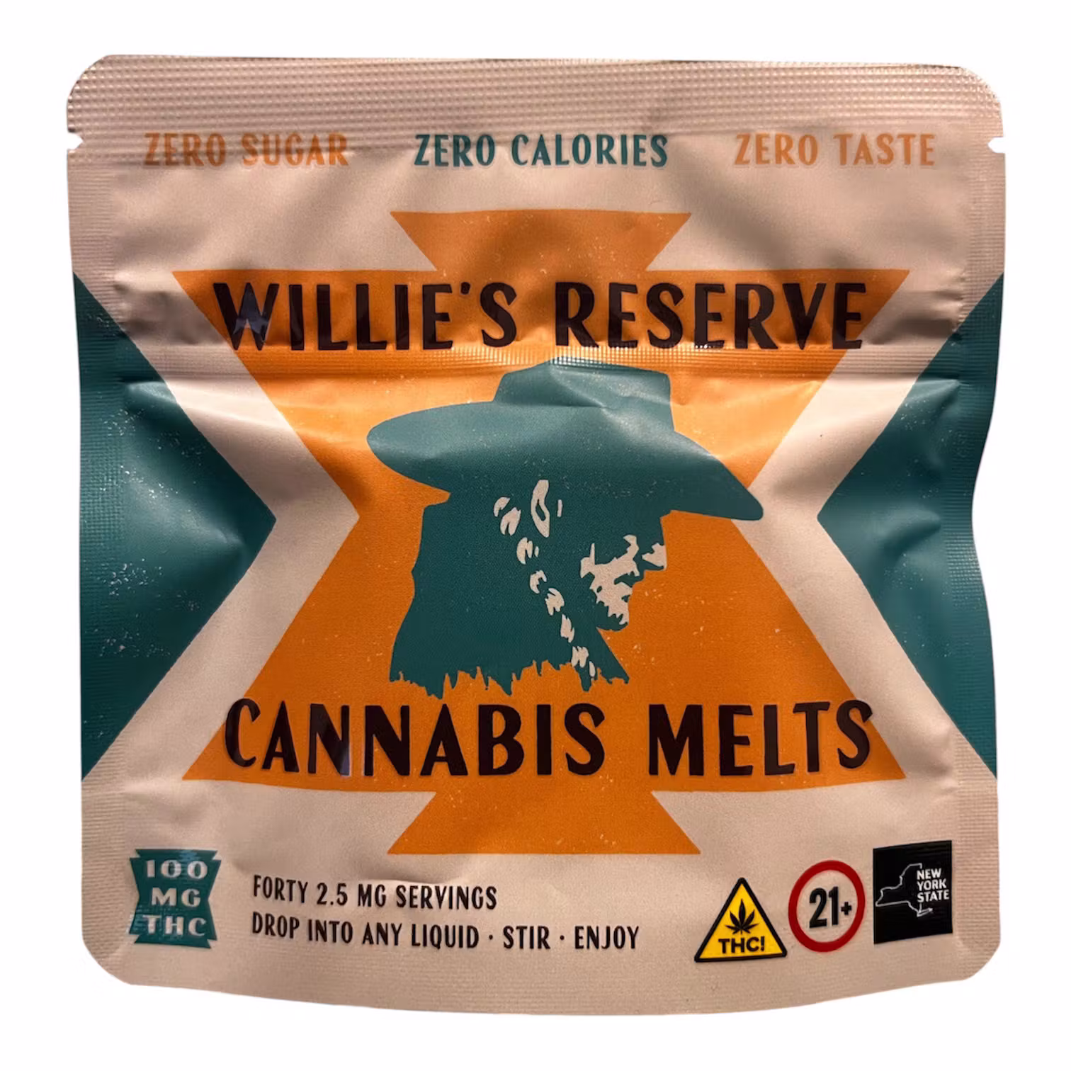 WILLIE'S RESERVE - 2.5MG CANNABIS MELTS - 40PK