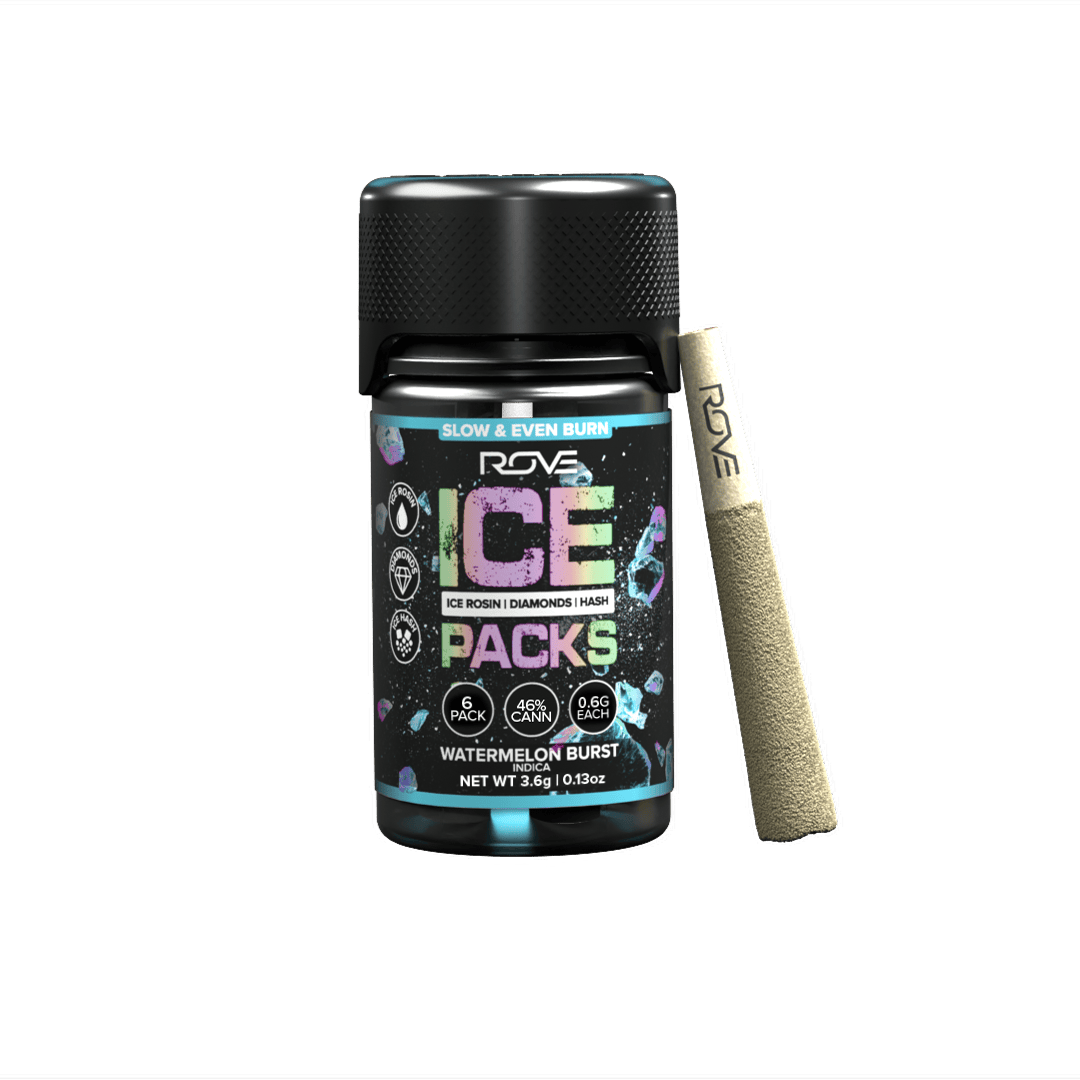 Watermelon Burst Ice Packs | 6 Pack Infused Pre-Roll