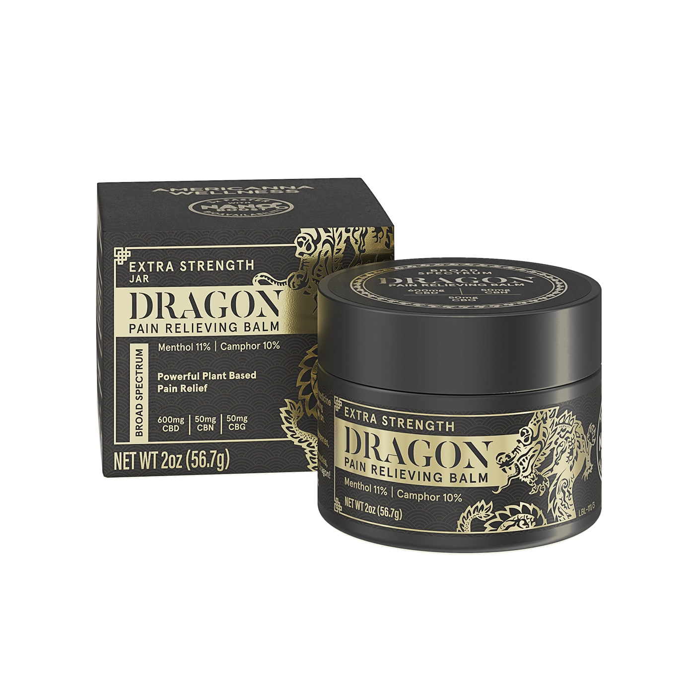 XTRA CBD Dragon Balm Jar | 2oz