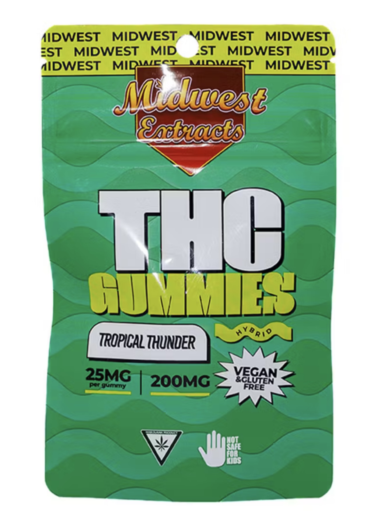 Midwest: Tropical Thunder 200MG Gummies