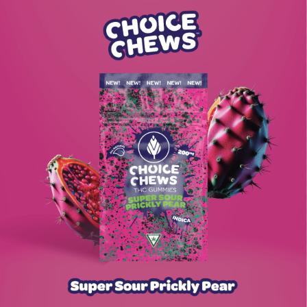 CHOICE | GUMMIES 200MG | SUPER SOUR PRICKLY PEAR