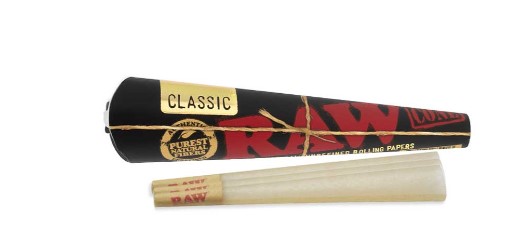 RAW Black King Pre-Roll Cones | 3pk