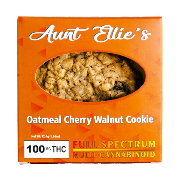 Oatmeal Cherry Walnut Cookie: 100MG - Indica