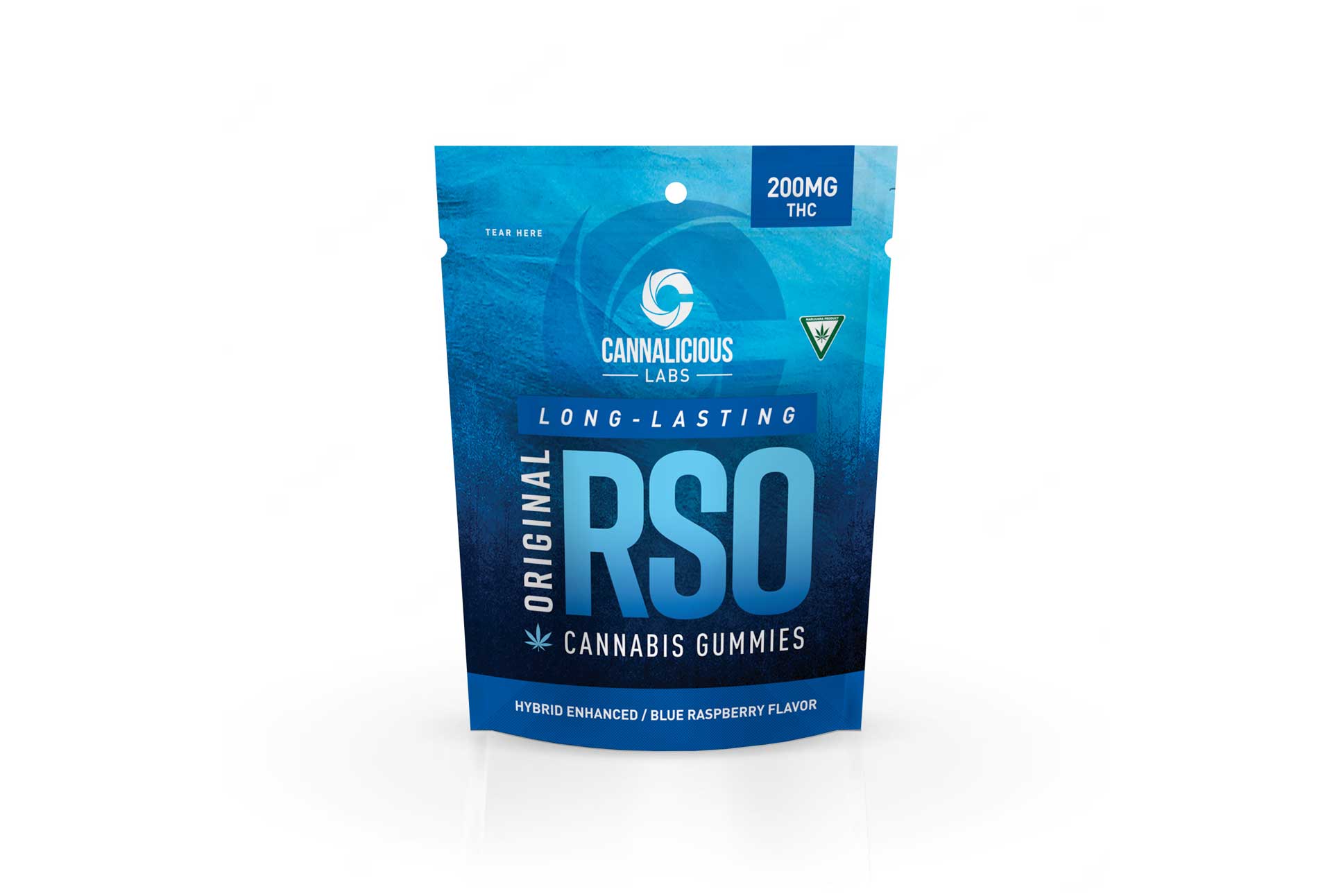 CANNALICIOUS | Edible | Gummies | RSO | Blue Raspberry | 200mg