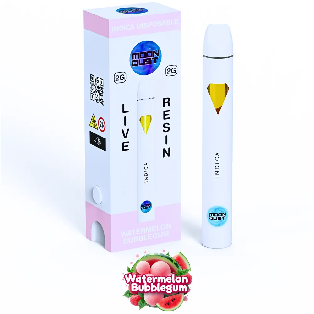 MoonDust | Watermelon Bubblegum | Live resin Disposable Vape