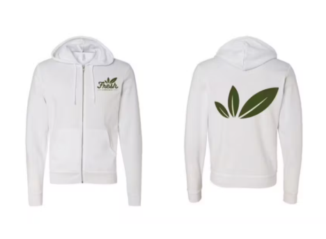 Apparel - Fresh - Zip Up - White - XS