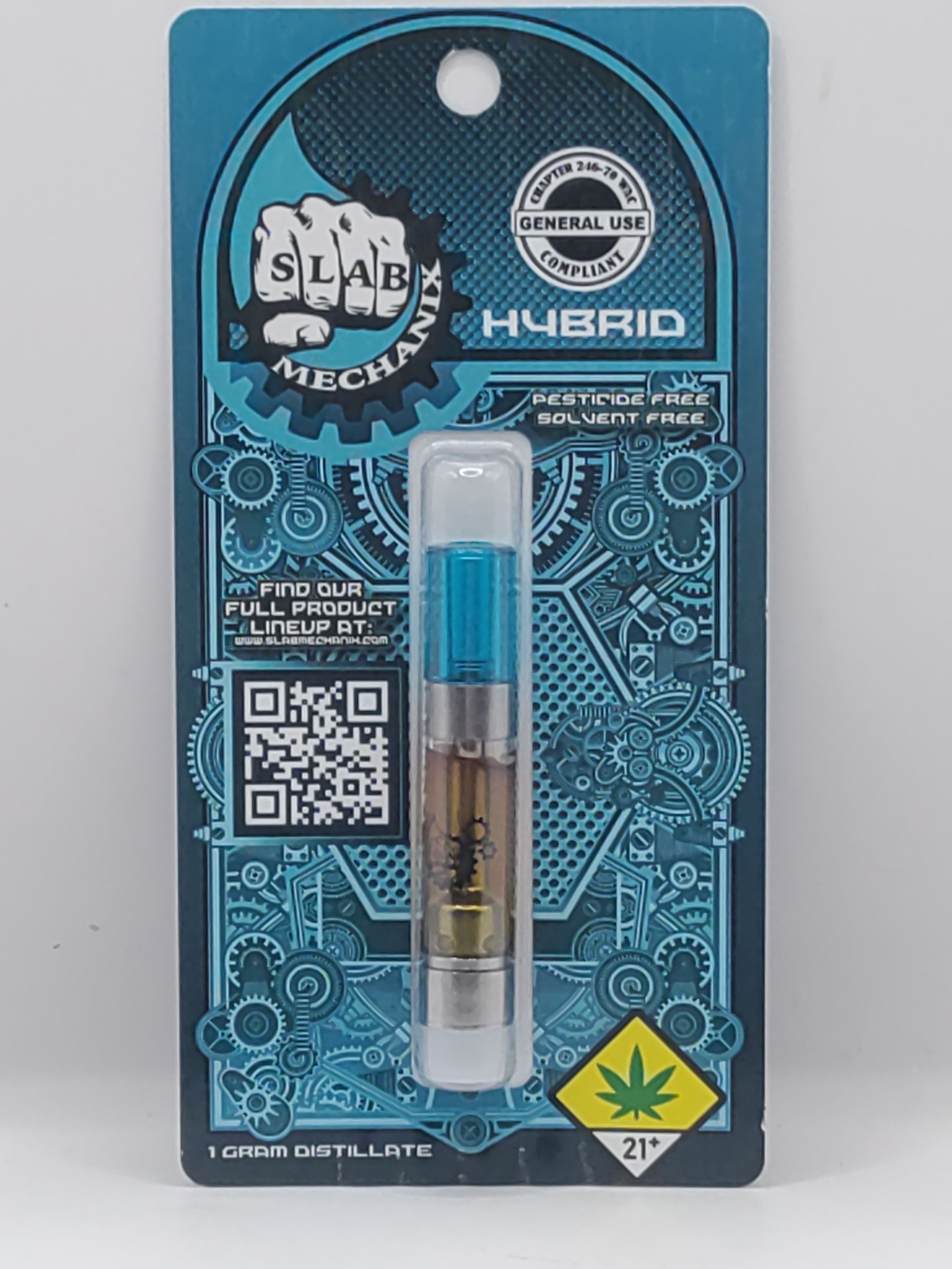 Blueberry Frost 1g Vape Slab Mechanix