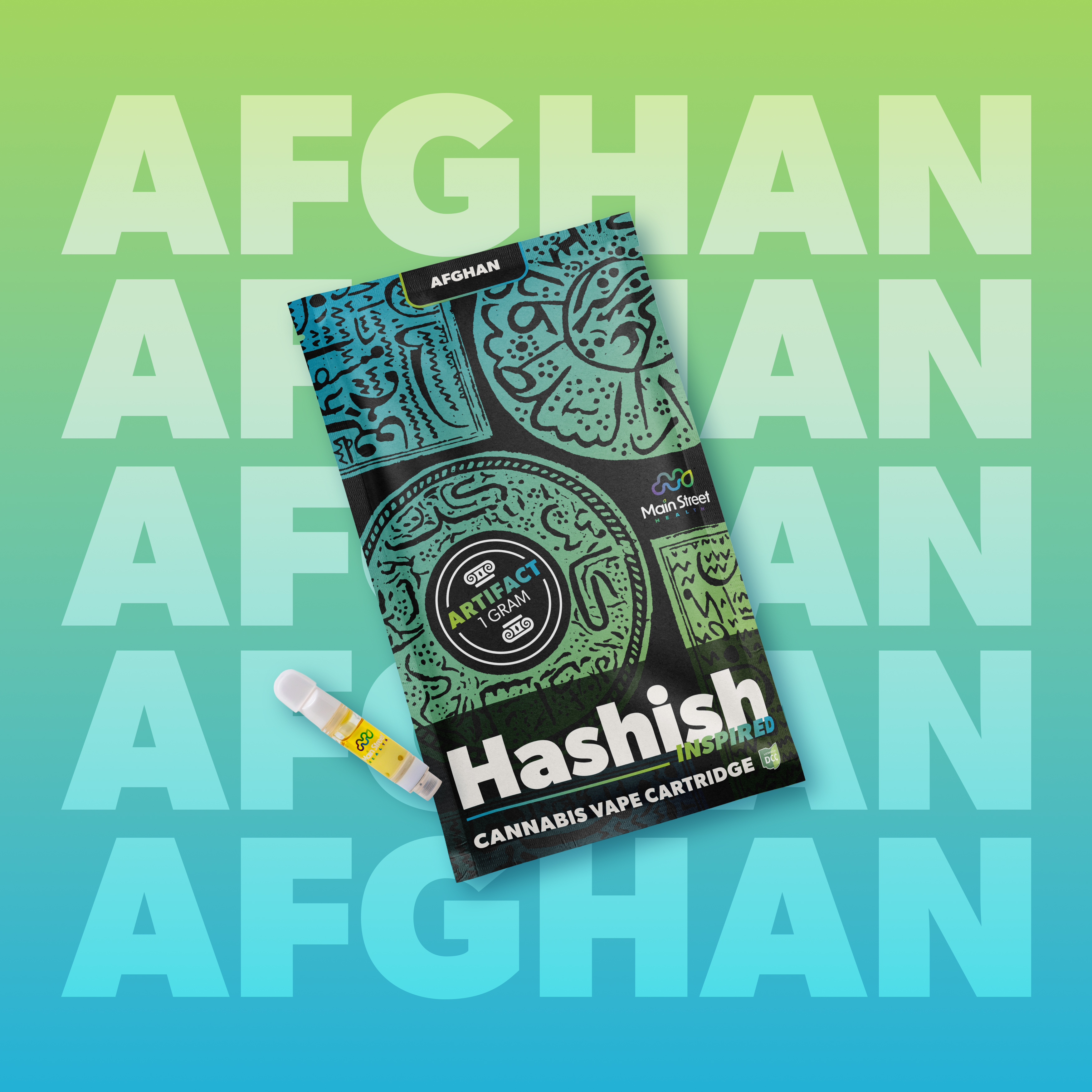 Main Street Health | Afghani Hash | 1g 510