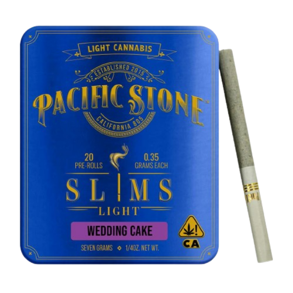 Pacific Stone | Wedding Cake Slims Light Pre-Rolls (20 Pack) | 7g