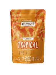 JELLIES | TROPICAL | SATIVA | GUMMIES | 200MG | REC