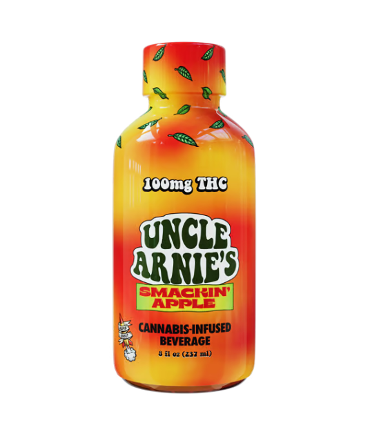Uncle Arnie's - Infused Beverage - Smackin Apple (100mg)
