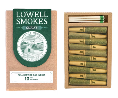 Lowell Smokes: 10 x 0.35g Preroll Pack (The Gateway Hybrid)