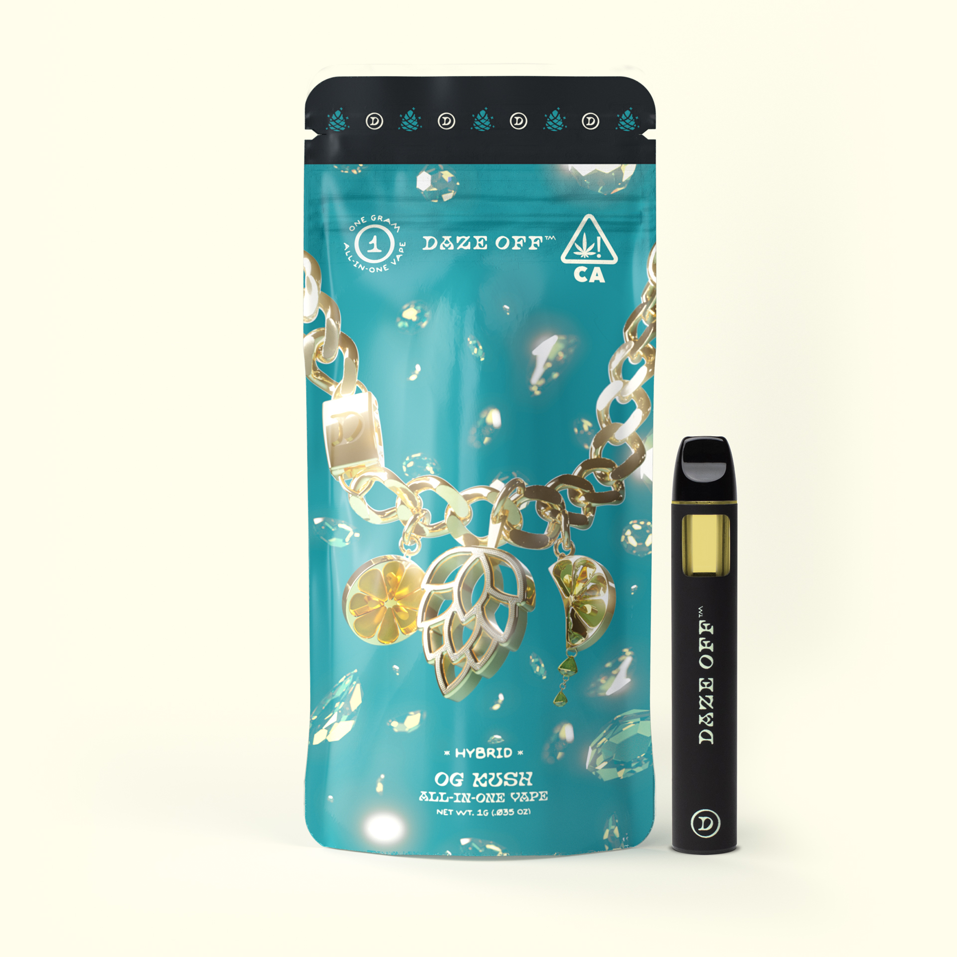 OG Kush All-in-one Vape (1g)