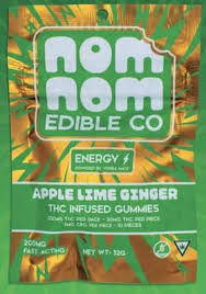 APPLE LIME GINGER | ENERGY | 200mg Gummies (UPLIFT)