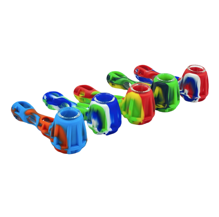 Silicone Cobb Pipe Assorted Colors