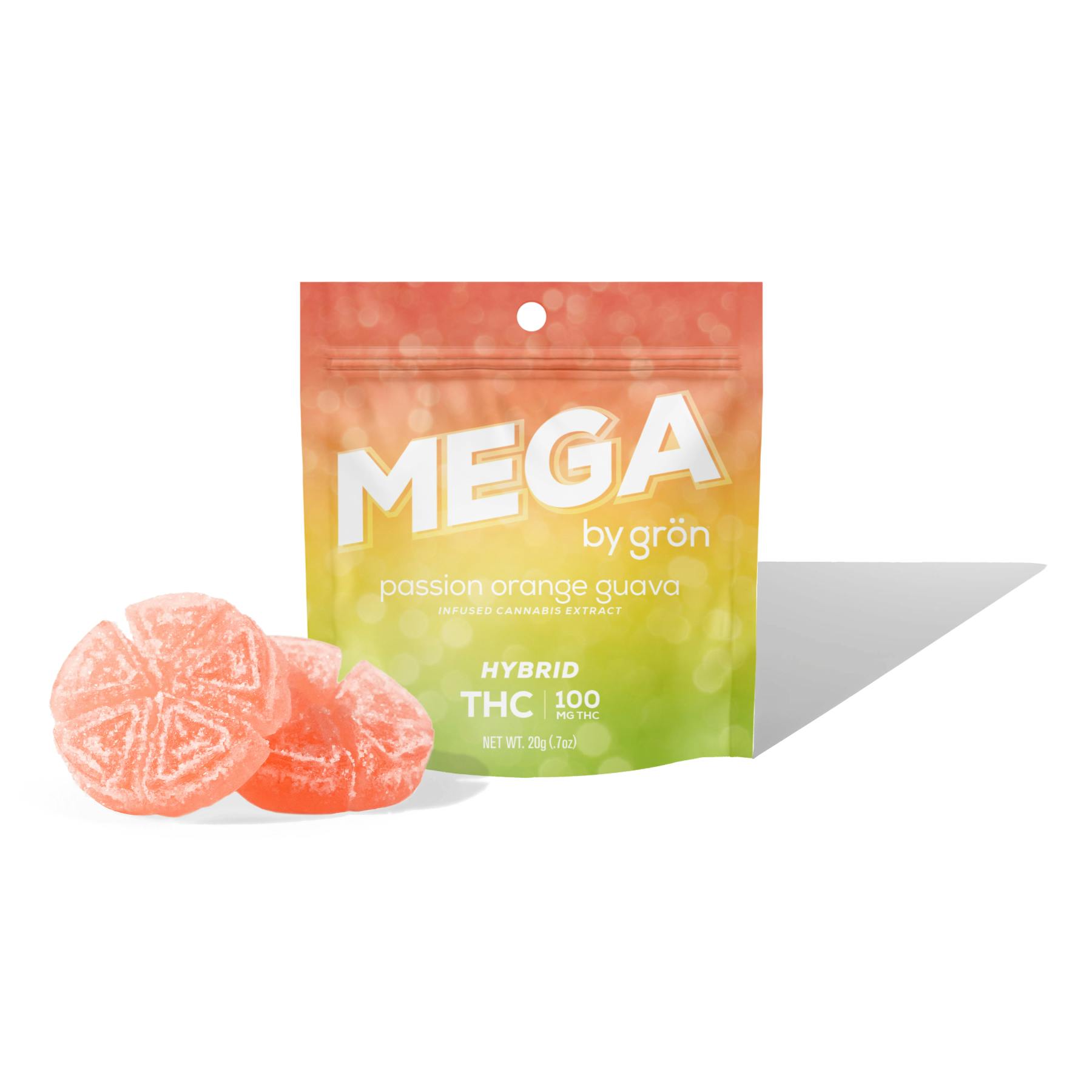 Passion Orange Guava Mega Pearls H 100mg - Gummies