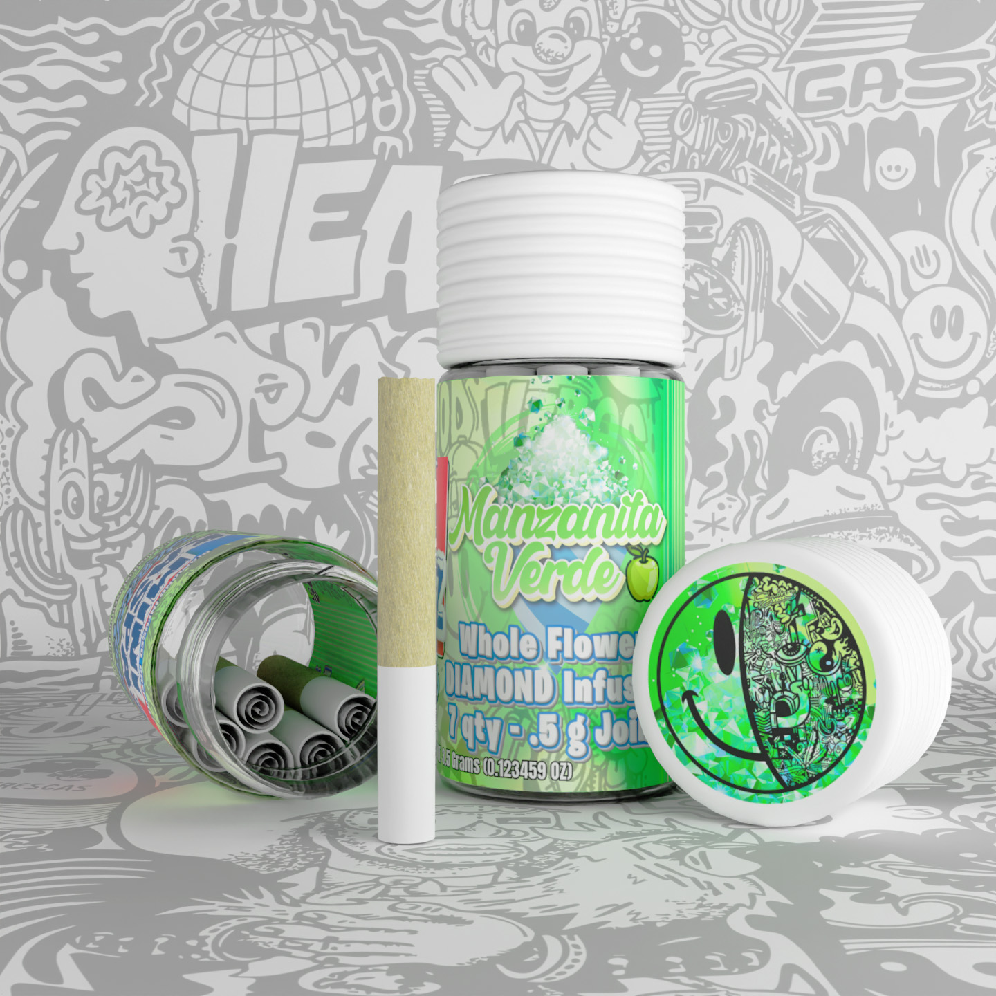 Mini Raspaz - Manzanita Verde