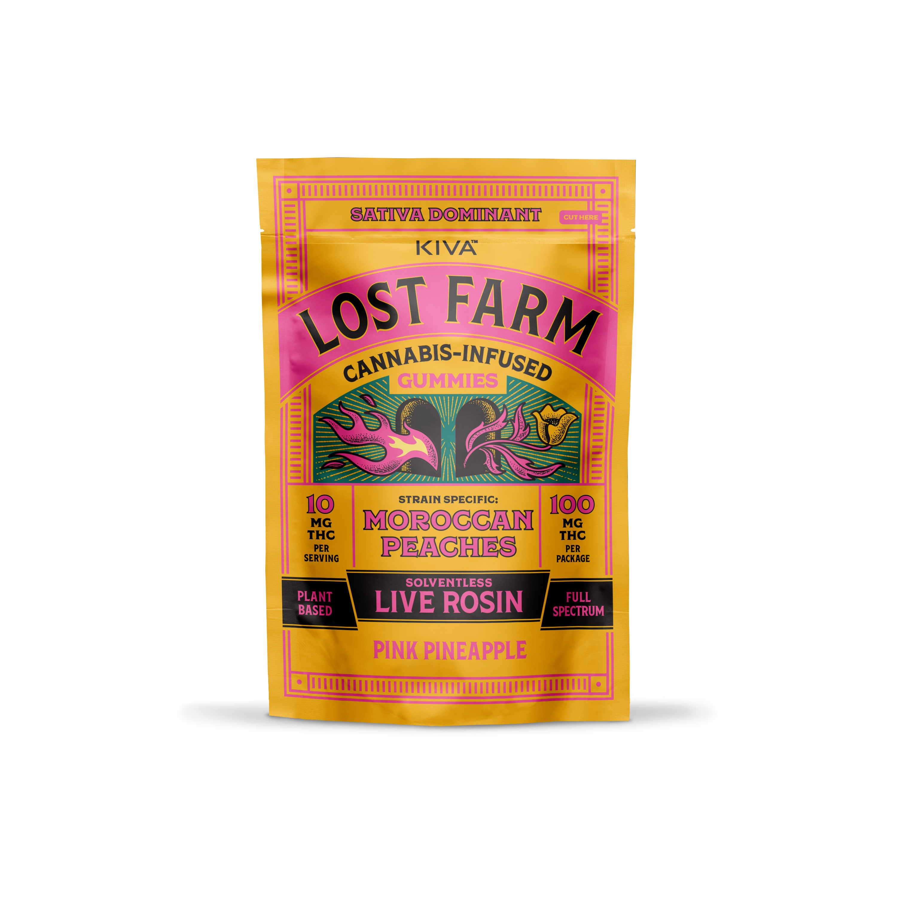 Pink Pineapple x Moroccan Peaches Rosin Gummies - 10pk | Astoria