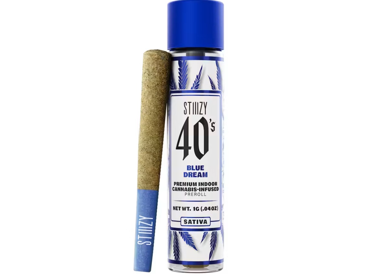 STIIIZY 40s Blue Dream 1g Infused Preroll