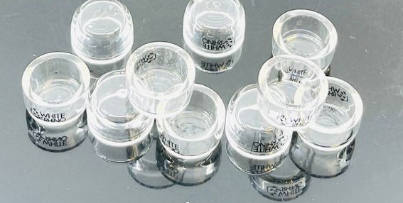 White Rhino Glass Drop In Large 18mm