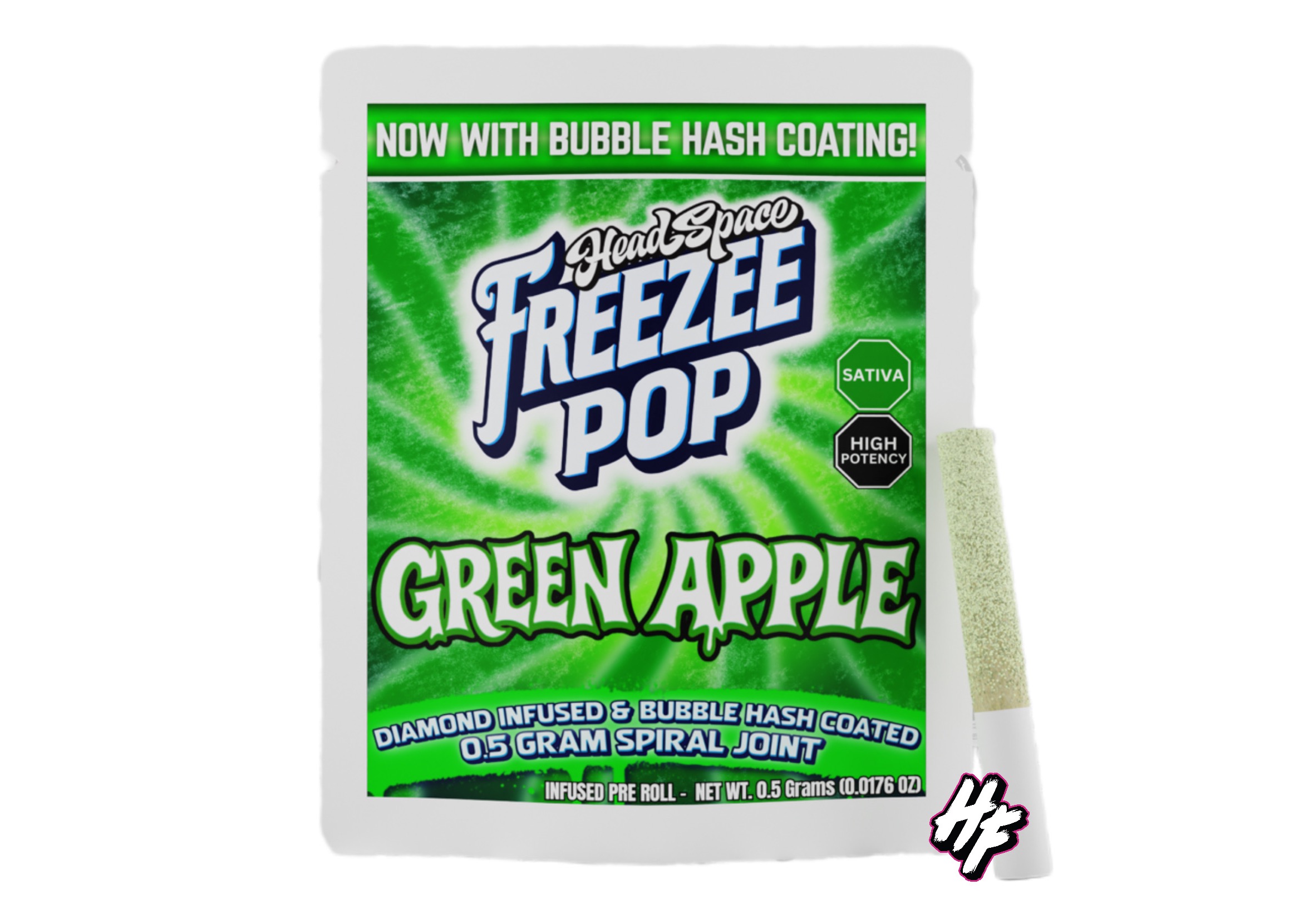 Freezee Pop Green Apple Infused Preroll