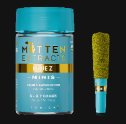 Infused Mini Pre-Roll  | Blue Zkittles | 5 x .7g | Mitten Extracts