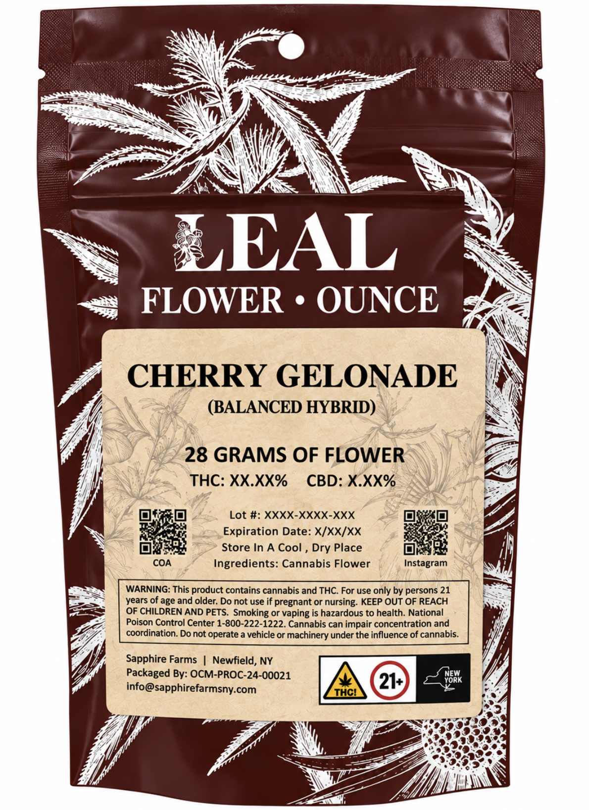 Leal | Flower | Cherry Gelonade | 28g