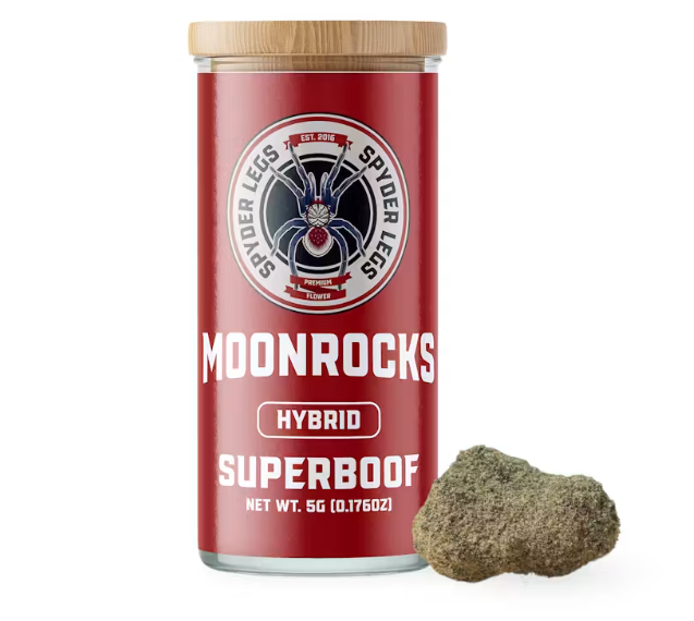 Spyder Legs Jar Moon Rocks - Superboof