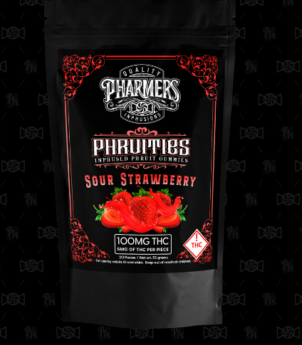 Gummies Sour Strawberry