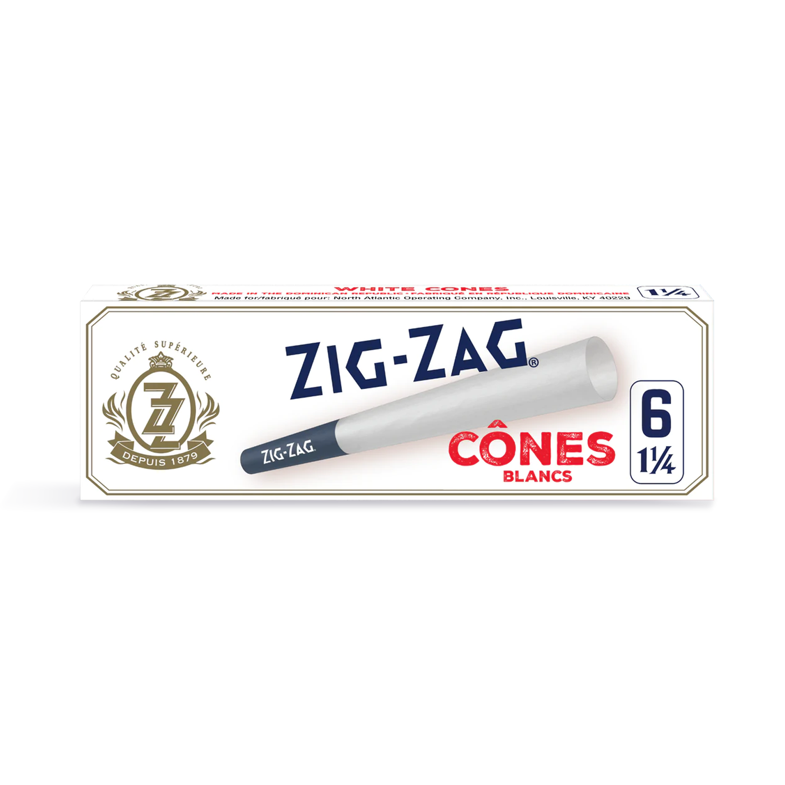 White 1 1/4" Cones
