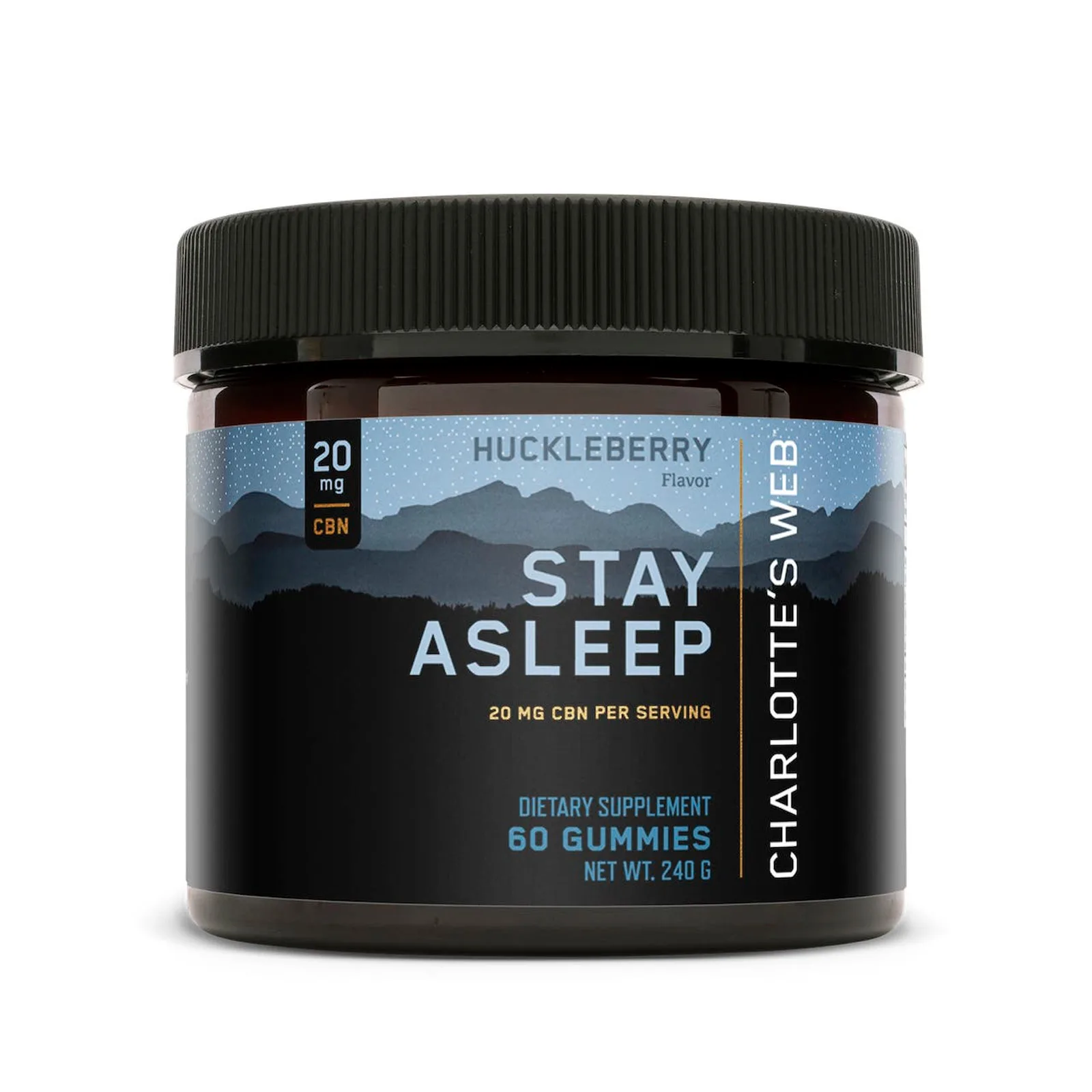 CW 20mg CBN Stay Asleep Huckleberry Gummies (60ct)