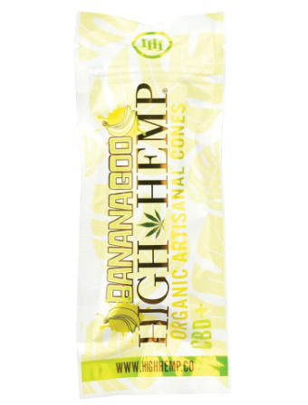 High Hemp Wraps - Banana Goo - 2ct