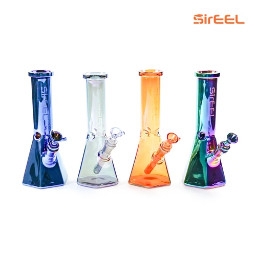 10 Iridized Hexagonal Beaker