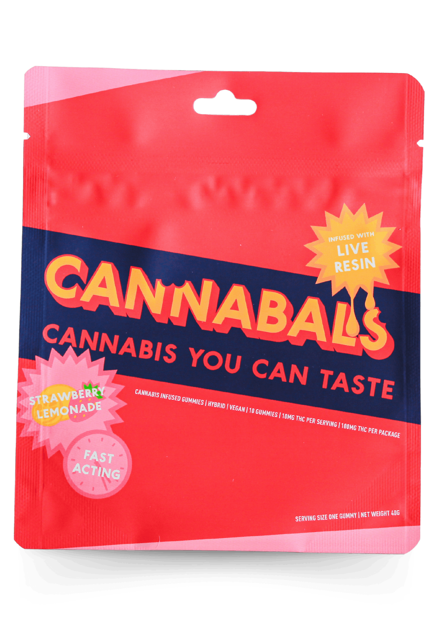 Cannabals - Live Resin Gummy - Tangerine Guava (Hybrid) - 100mg THC - 10ct