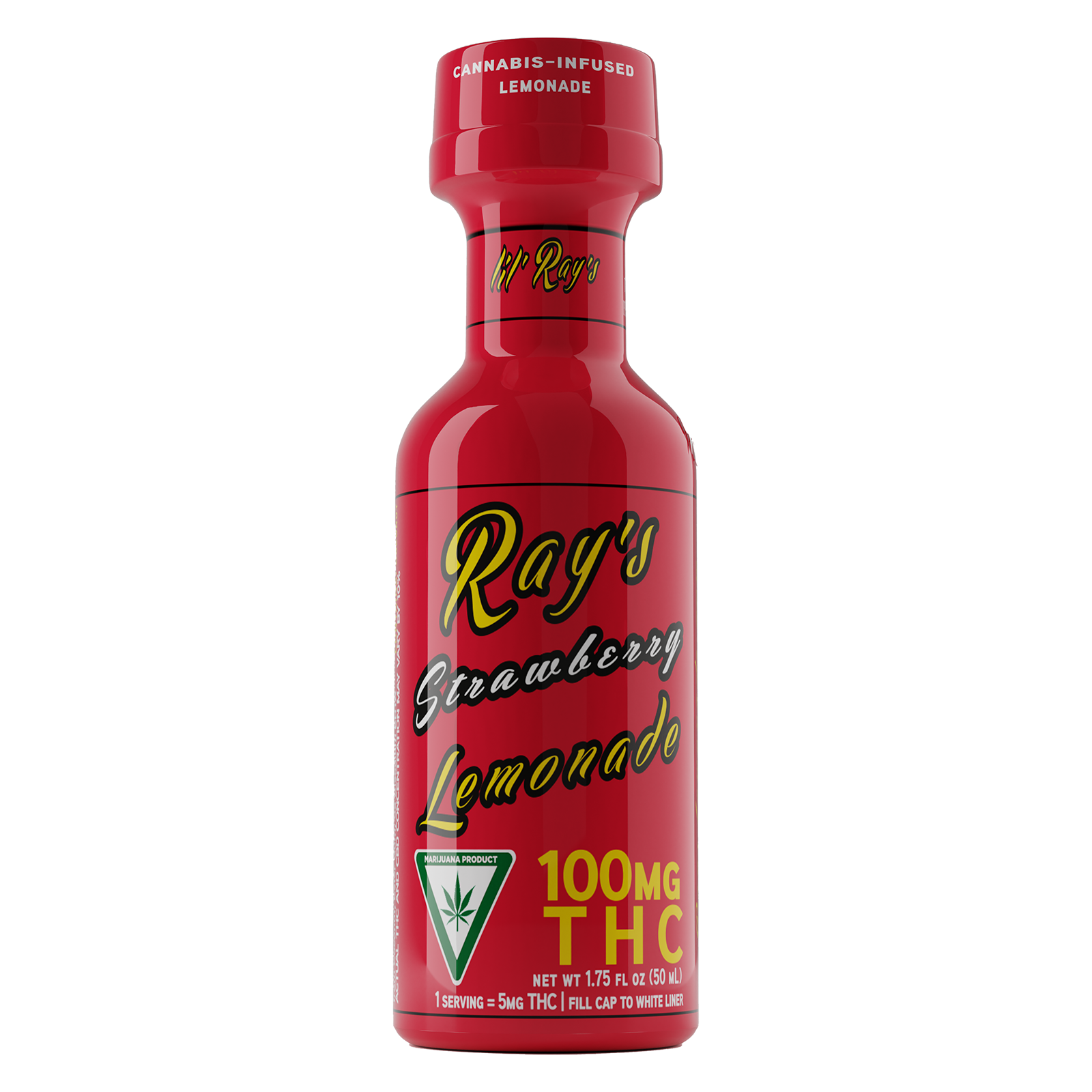 LIL RAY'S | STRAWBERRY LEMONADE | 100mg INFUSED BEVERAGE