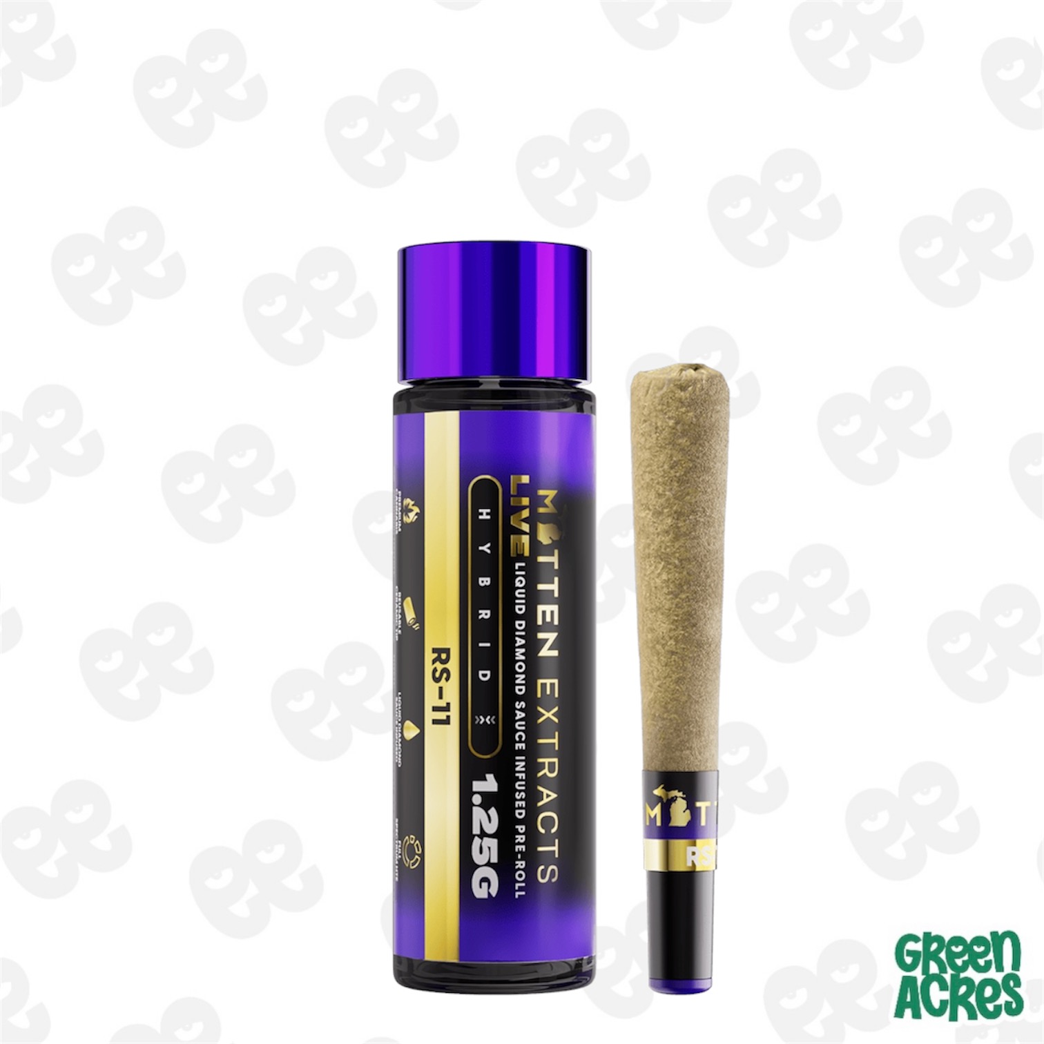 Mitten Extracts: RS11 1.25G Live Sauce Infused Preroll